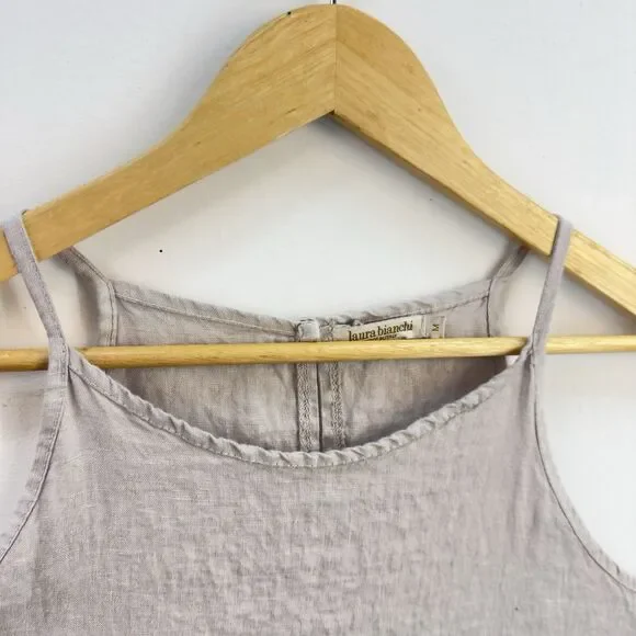 Laura Bianchi 100% Linen Maxi Dress - Picture 7 of 15